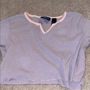 Cute Stripped Crop Top